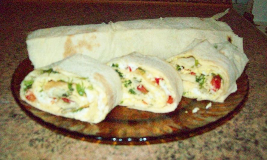 Рецепт лаваш с сырной начинкой