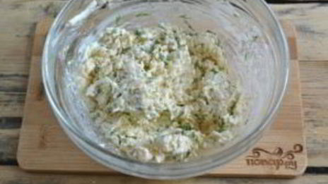 лаваш с сыром и укропом