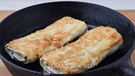 лаваш с сыром на сковороде