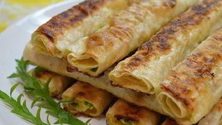 Лаваш с сыром обжаренный