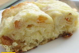 Лаваш с творогом в духовке