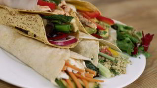 Лаваш с творогом