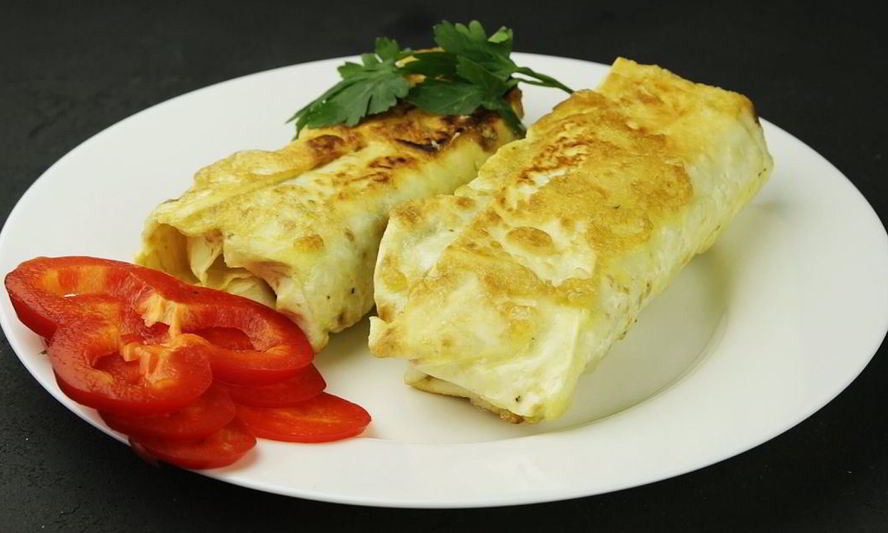 Рецепт лаваш с яйцом и луком