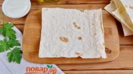 лаваш с яйцом и шпинатом