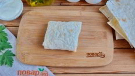 лаваш с яйцом и шпинатом