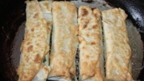 лаваш с зеленым луком