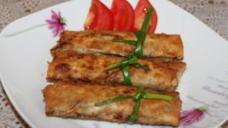 лаваш с зеленым луком