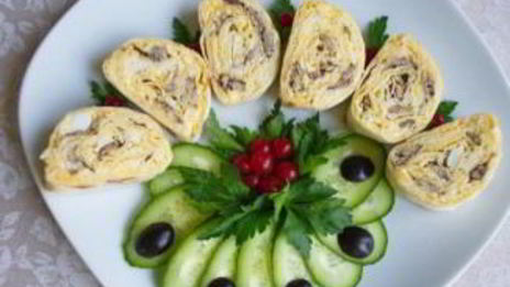 лаваш со шпротами