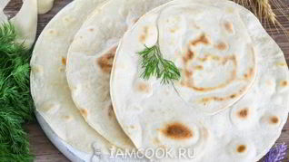 Постный лаваш