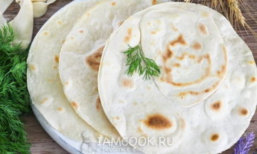 Рецепт постный лаваш