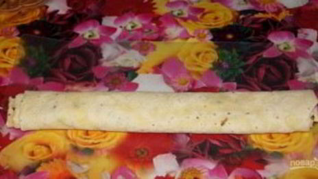 рулетики из лаваша с чесноком