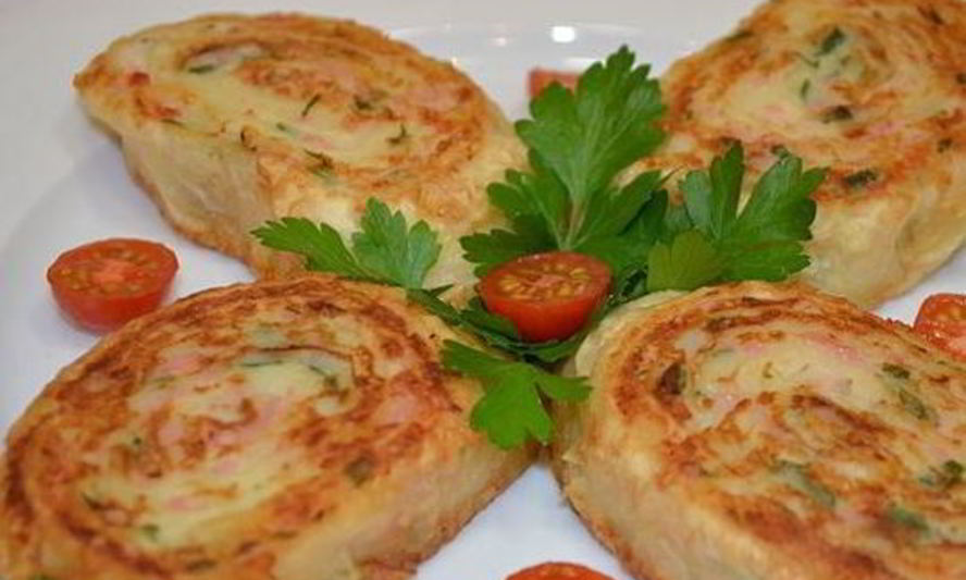 Рецепт рулеты из лаваша с картошкой