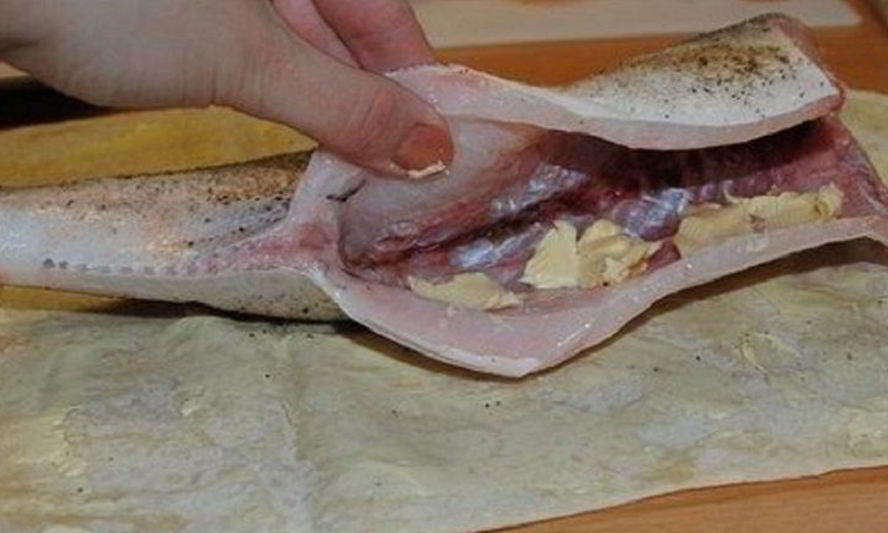 Рецепт рыба, запеченная в лаваше