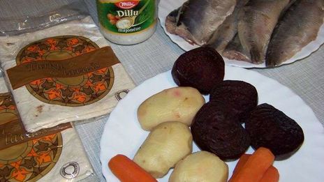 шуба в лаваше