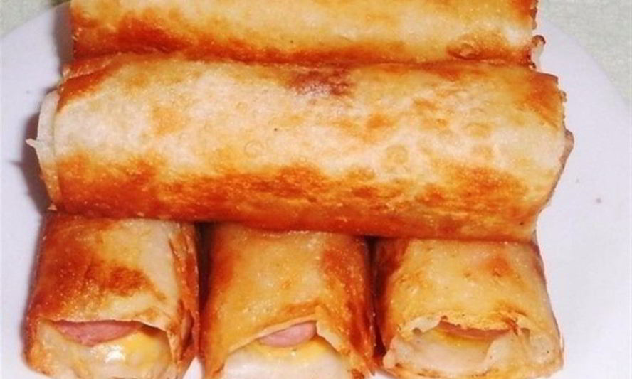 Рецепт сосиски в картофельно-сырной шубе из лаваша