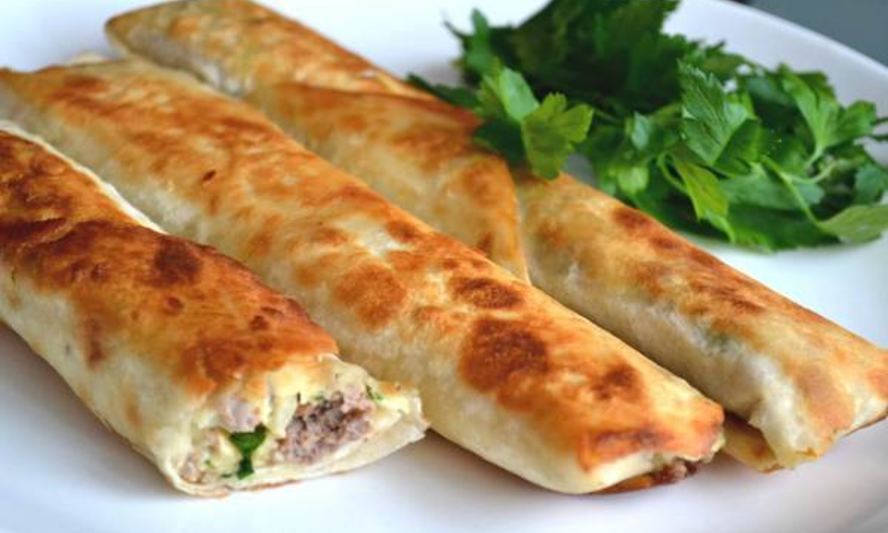 Рецепт сытный лаваш с начинкой в духовке