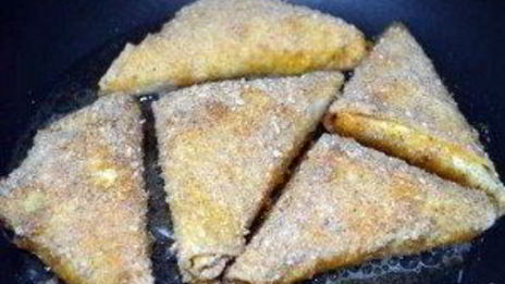 треугольники из лаваша с сыром