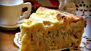 Улитка из лаваша с творогом