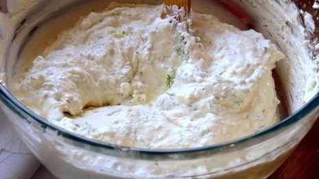 улитка из лаваша с творогом