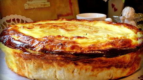 улитка из лаваша с творогом