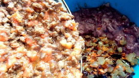 закуска из фасоли в лаваше сытная