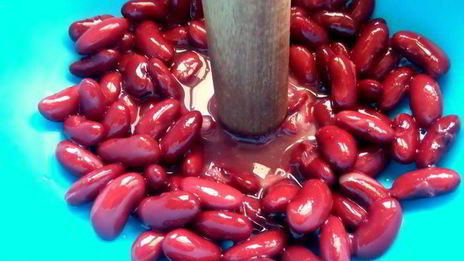 закуска из фасоли в лаваше сытная