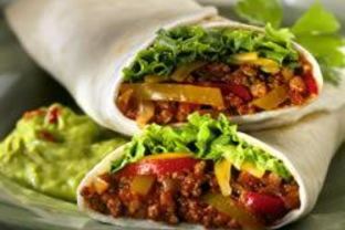 Закуска из лаваша по-мексикански