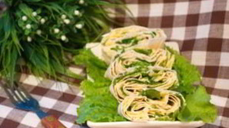 закуска из лаваша с сыром