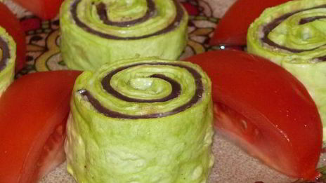 закуска из лаваша улитки