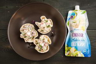 Закуска в лаваше из крабовых палочек