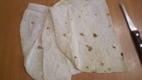 жареный лаваш с начинкой