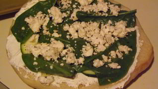 Жареный лаваш с творогом