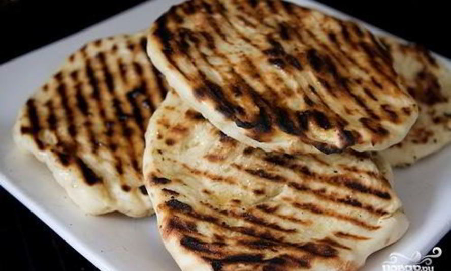 Рецепт чесночные лепешки наан