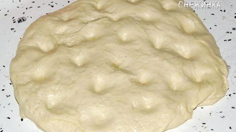 фокачча на белом вине