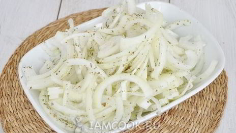 фокачча с луком