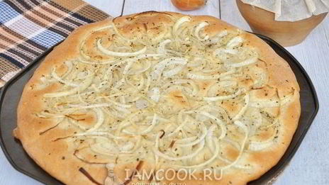 фокачча с луком