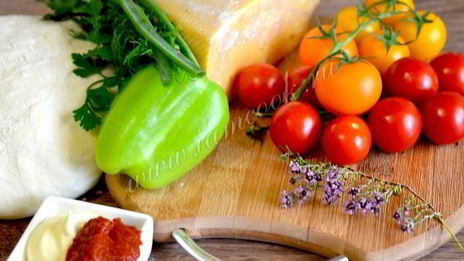 итальянские лепешки с черри