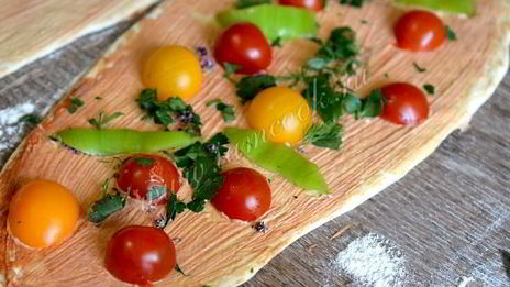 итальянские лепешки с черри