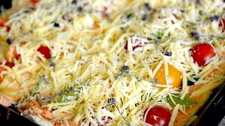 итальянские лепешки с черри