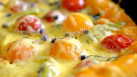 итальянские лепешки с черри