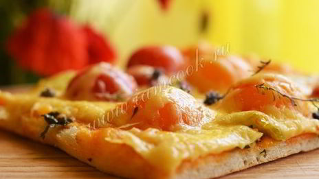 итальянские лепешки с черри