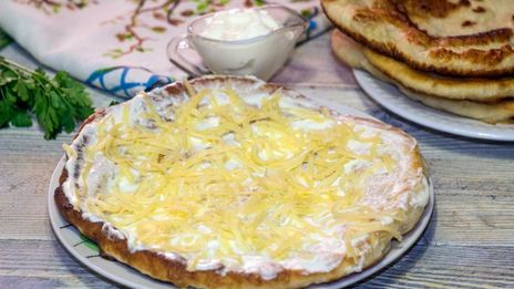 лангош лепешка