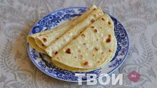 Лепешки на молоке