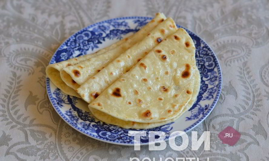 Рецепт лепешки на молоке