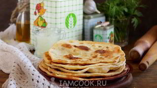 Лепешки на сыворотке на сковороде