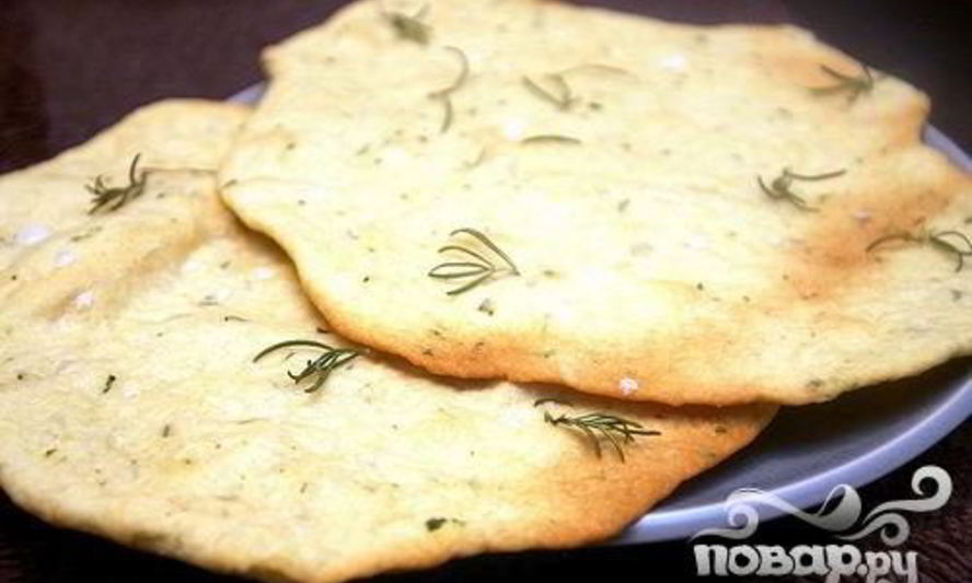 Рецепт лепешки с розмарином