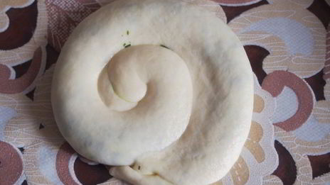 лепешки с зеленью