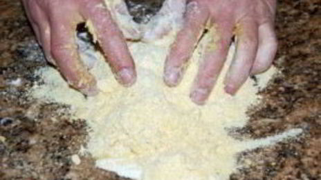 лепешки в воке