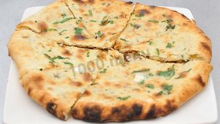 Лобиани с фасолью по-грузински