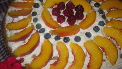 многозерновая лепешка с фруктами я ягодами